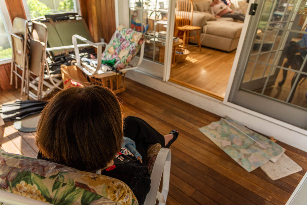 Joan Harris Porch Visits - Covid