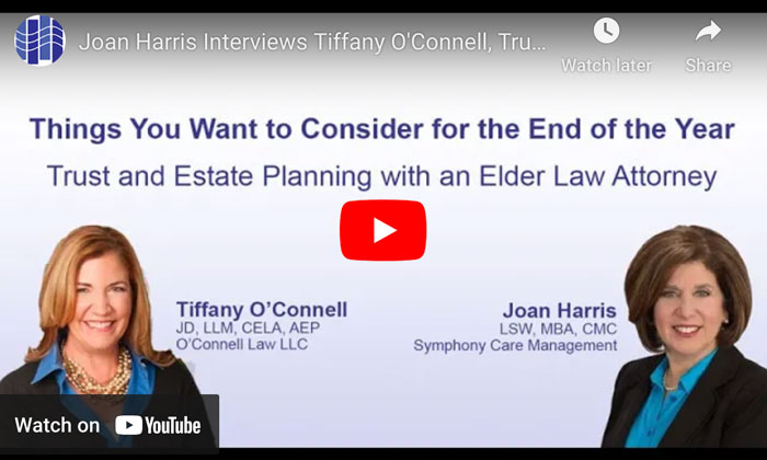 Joan Harris interviews Elder Law Attorney Tiffany O'connel