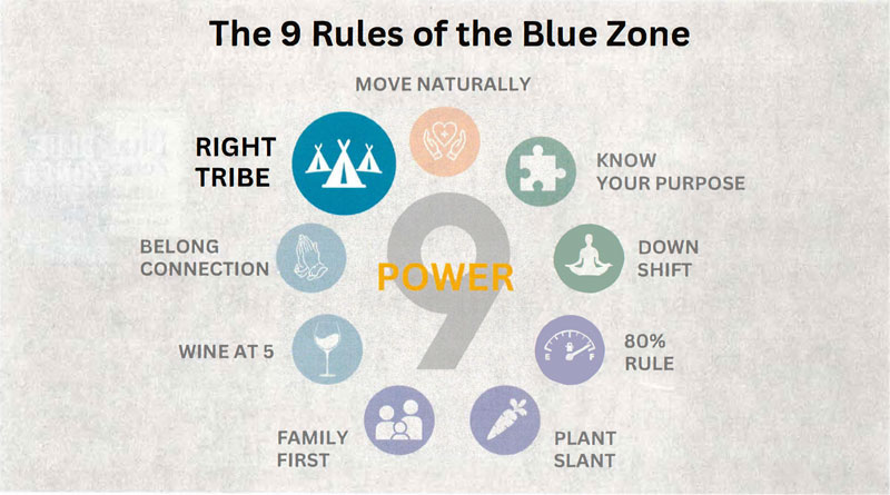 The 9 Rules of the Blue Zone The 9 Rules of the Blue Zone