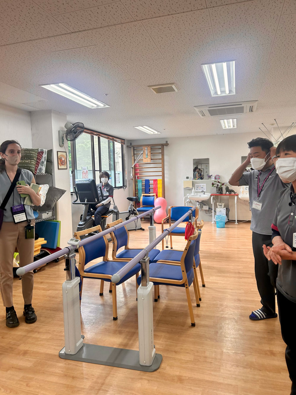 US Caregivers at Elder Care Facility in Japan US Caregivers at Elder Care Facility in Japan