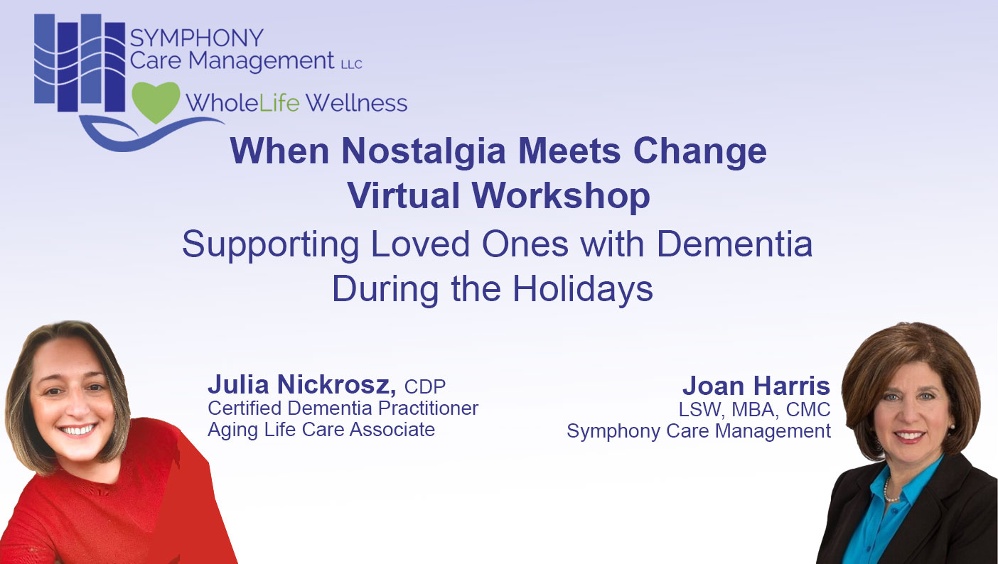 Holidays and Dementia - Virtual Workshop